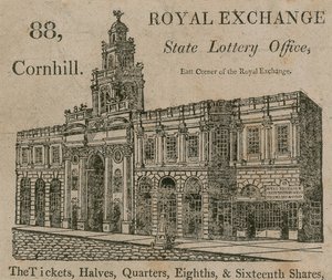 国家彩票办公室，皇家交易所的东角，88 Cornhill，伦敦 作者 英语学校