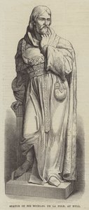 赫尔的 Michael de la Pole 爵士雕像（雕刻） 作者 英语学校