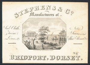 Stephens＆Co，帆布，网，麻绳，线和鞋线，贸易卡制造商 作者 英语学校