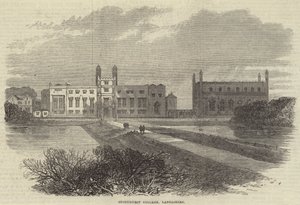 兰开夏郡斯托尼赫斯特学院（版画） 作者 英语学校