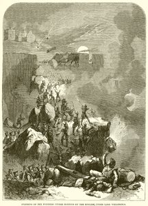 在威灵顿勋爵（Lord Wellington）的指导下，英国城堡罗德里戈（Ciudad Rodrigo）的风暴 作者 英语学校