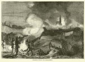 斯特拉斯堡在轰炸期间，1870年9月 作者 英语学校
