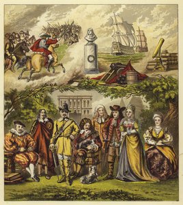 Stuarts，Commonwealth和House of Orange;詹姆斯一世国王，查理一世国王，奥利弗克伦威尔，查理二世国王，詹姆士二世国王，威廉和玛丽，安妮女王 作者 英语学校