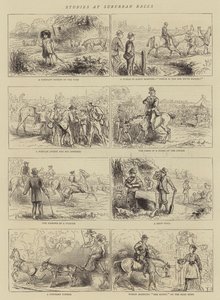 Studies at Suburban Races (engraving) 作者 英语学校