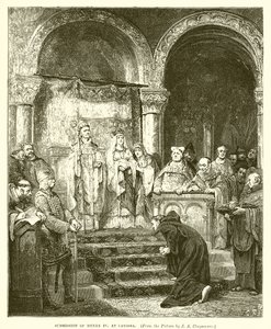在Canossa提交Henry IV 作者 英语学校