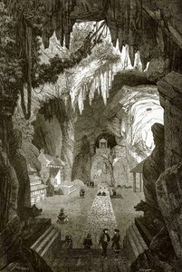 在大理石的地下budhist寺庙在Touraine附近晃动，在科钦中国