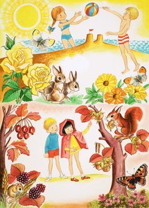 夏天和秋天 作者 英语学校