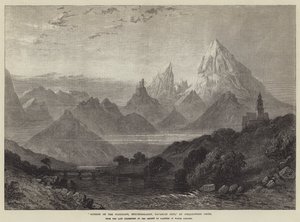 Watzmann 日出，贝希特斯加登，巴伐利亚阿尔卑斯山（雕刻） 作者 英语学校