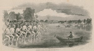 游泳比赛，海德公园，伦敦 作者 英语学校