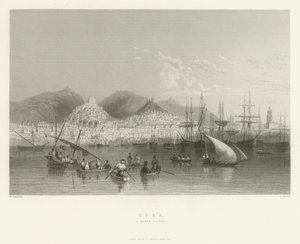 锡拉，希腊岛屿，1837年 作者 英语学校
