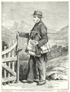 T Eccles，温德米尔和温斯特邮差（雕刻） 作者 英语学校