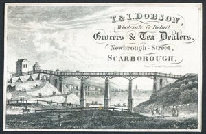 T＆I Dobson，批发和零售杂货店和茶叶经销商，贸易卡 作者 英语学校