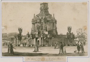 为1814年的和平竖立的康科德神庙 作者 英语学校
