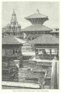 帕坦的马哈德奥和克里希纳神庙（雕刻） 作者 英语学校