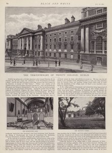 爱尔兰都柏林三一学院三十周年纪念（石印）。 作者 英语学校