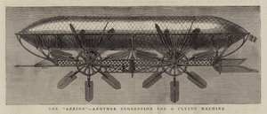 “Aerion”，对飞行器的另一个建议（雕刻） 作者 英语学校
