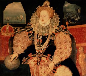 女王伊丽莎白一世的Armada肖像，1590年