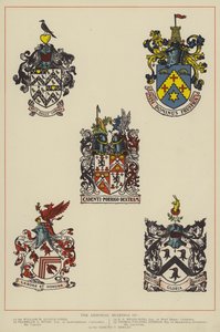 纹章轴承（彩色石版印刷） 作者 英语学校