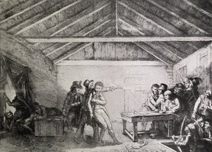 1820年2月23日卡托街同谋者的逮捕 作者 英语学校