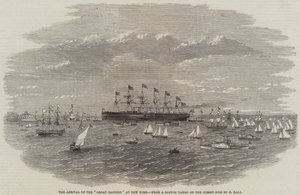 The Arrival of the "Great Eastern" at New York (engraving) 作者 英语学校