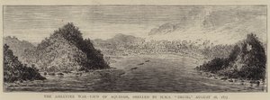 The Ashantee War, View of Aquidah, shelled by HMS "Druid", 28 August 1873 (engraving) 作者 英语学校