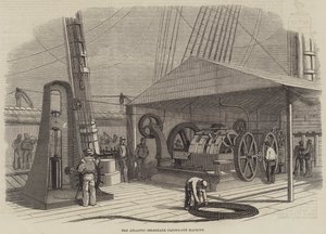 The Atlantic Telegraph Paying-Out Machine (engraving) 作者 英语学校