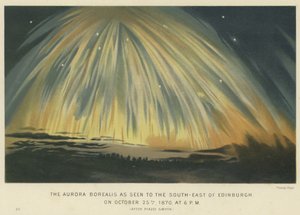 在爱丁堡东南部看到的北极光（Aurora Borealis） 作者 英语学校