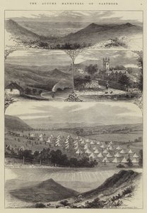 达特穆尔的秋季演习（版画） 作者 英语学校