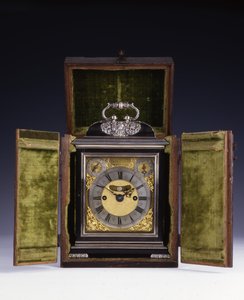 Barnard Tompion，《 Tompion and Banger》，伦敦，第460号，敲击式支架钟，约1708年（乌木和银色）（另请参阅745882-87） 作者 英语学校