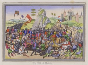 蒙蒂尔之战（彩色版画） 作者 英语学校
