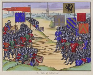 罗斯贝克之战（彩色雕刻） 作者 英语学校