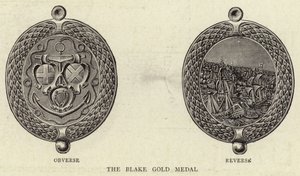 The Black Gold Medal (engraving) 作者 英语学校