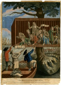 遇难的波士顿人，1774年 作者 英语学校