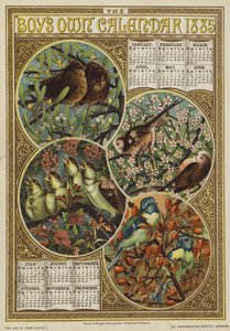 男孩自己的日历1885年 作者 英语学校