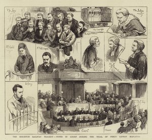 布赖顿铁路悲剧，Percy Lefroy Mapleton审判期间的法庭笔记 作者 英语学校