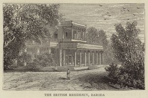 The British Residency, Baroda (雕刻) 作者 英语学校