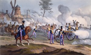 英国皇家马炮兵 - 战场上的大炮，1835年