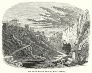 The Brook Kidron, showing Mount Olivet (engraving) 作者 英语学校