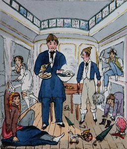 小屋》，摘自罗杰-布克姆的《De Paris a Douvres》。 作者 英语学校
