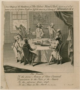 The Calves Head Club于1734年1月30日在萨福克街的金鹰酒店举行 作者 英语学校