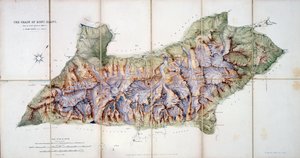 1863年由A. Adams Reilly进行的实际调查中，勃朗峰之链出版于1865年的阿尔卑斯俱乐部山地探险和科学观察记录 作者 英语学校