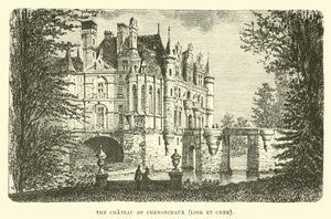Chenonceaux城堡，Loir et Cher 作者 英语学校