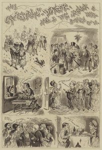圣诞大餐，它是如何被盗的以及它的结局（雕刻）。 作者 英语学校
