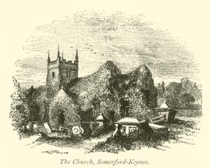 教堂，Somerford-Keynes 作者 英语学校