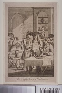 咖啡馆政治家，1772年 作者 英语学校
