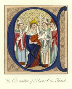 1274年英格兰国王爱德华一世的加冕仪式 作者 英语学校