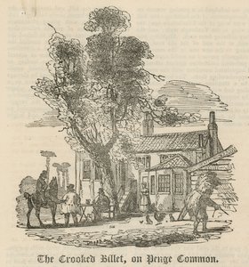 在Penge Common，伦敦的弯曲的方坯 作者 英语学校
