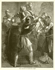克拉伦斯之死，1478年 作者 英语学校