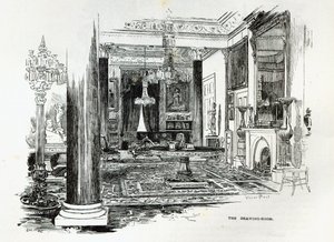 奥斯本庄园的绘画室，来自1888年的“休闲时光” 作者 英语学校