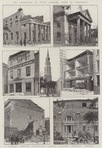 南卡罗来纳州地震，查尔斯顿遗址（版画） 作者 英语学校